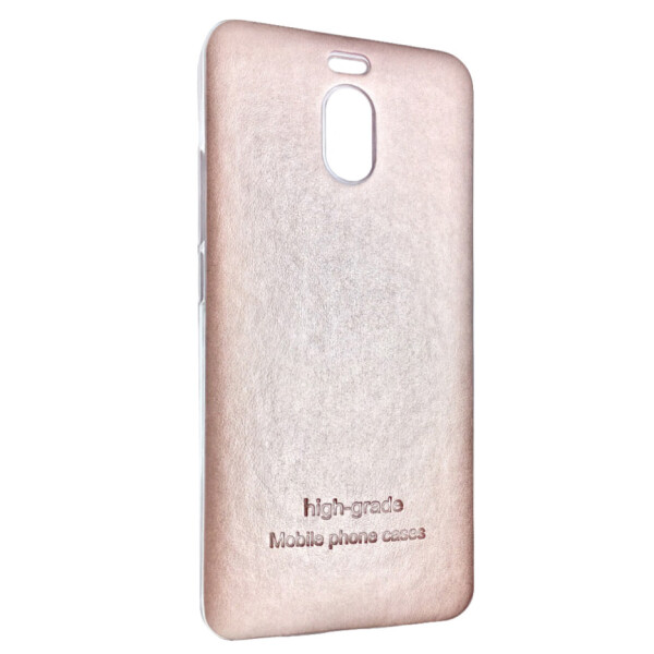 

Чехол-накладка DK-Case силикон кожаная наклейка для Meizu M6 Note (rose gold)