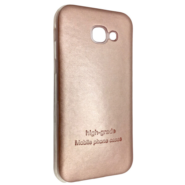 

Чехол-накладка DK-Case силикон кожаная наклейка для Samsung A320 (2017) (rose gold)