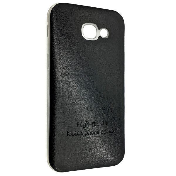 

Чехол-накладка DK-Case силикон кожаная наклейка для Samsung A520 (2017) (black)