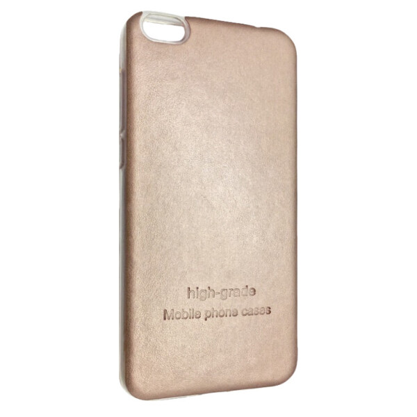 

Чехол-накладка DK-Case силикон кожаная наклейка для Xiaomi Mi 5c (rose gold)