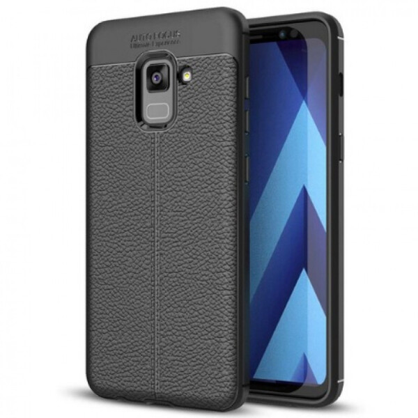 

Чехол-накладка DK-Case силикон под кожу Autofocus TPU для Samsung A6 (2018) (black)