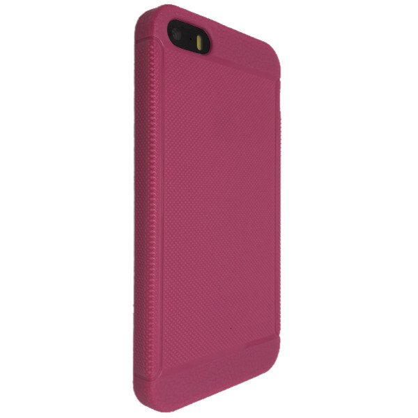 

Чехол-накладка DK-Case силикон рефленый с боковым хватом Hockey для Apple iPhone 5 / 5S (pink)