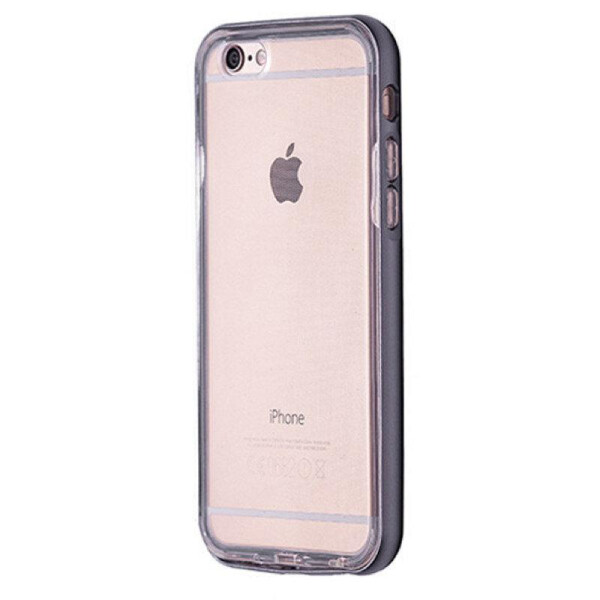 

Чехол-накладка DK-Case силикон с бампер металл Pareo для Apple iPhone 5/5S (space grey)