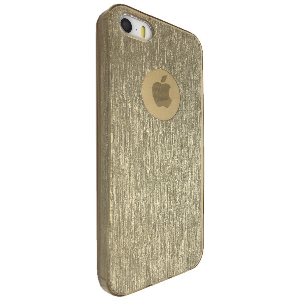 

Чехол-накладка DK-Case силикон с вкладышем серебристого дождя для Apple iPhone 5 / 5S (gold)