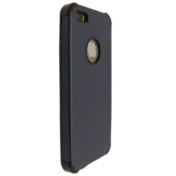 

Чехол-накладка DK-Case силикон с кожей черепахи для Apple iPhone 5/5S (blue)