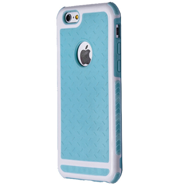 

Чехол-накладка DK-Case силикон с пластиком Колесо удачи для Apple iPhone 5/5S (mint)