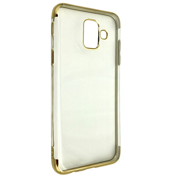 

Чехол-накладка DK-Case силикон с хром бортом Edge для Samsung A6 (2018) (gold)