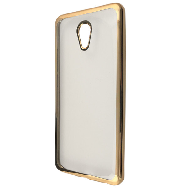 

Чехол-накладка DK-Case силикон с хром бортом для Meizu M5S (gold)