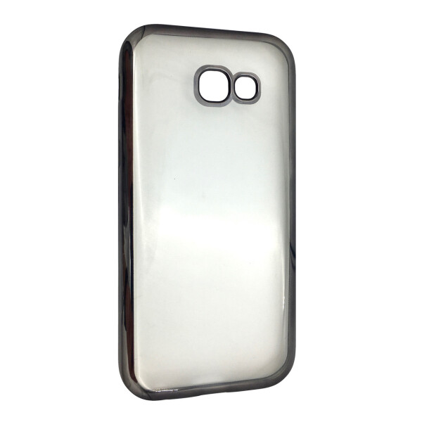 

Чехол-накладка DK-Case силикон с хром бортом для Samsung A320 (2017) (grey)