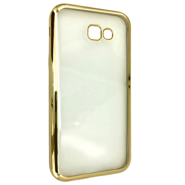 

Чехол-накладка DK-Case силикон с хром бортом для Samsung A720 (2017) (gold)