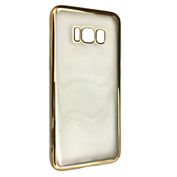 

Чехол-накладка DK-Case силикон с хром бортом для Samsung S8 (gold)