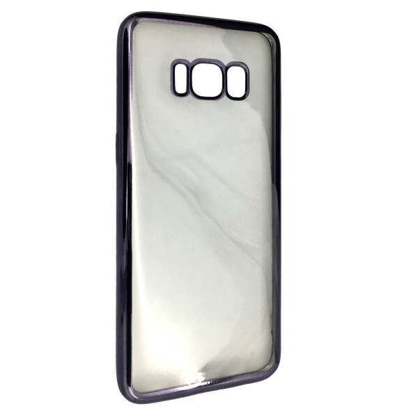 

Чехол-накладка DK-Case силикон с хром бортом для Samsung S8 (grey)
