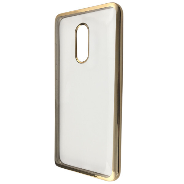 

Чехол-накладка DK-Case силикон с хром бортом для Xiaomi Redmi Note 4X (gold)