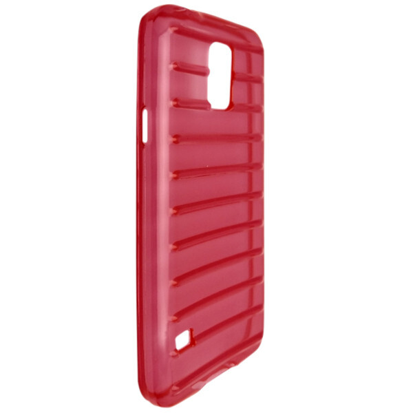 

Чехол-накладка DK-Case силикон толстые рёбра для Samsung S5 (pink)