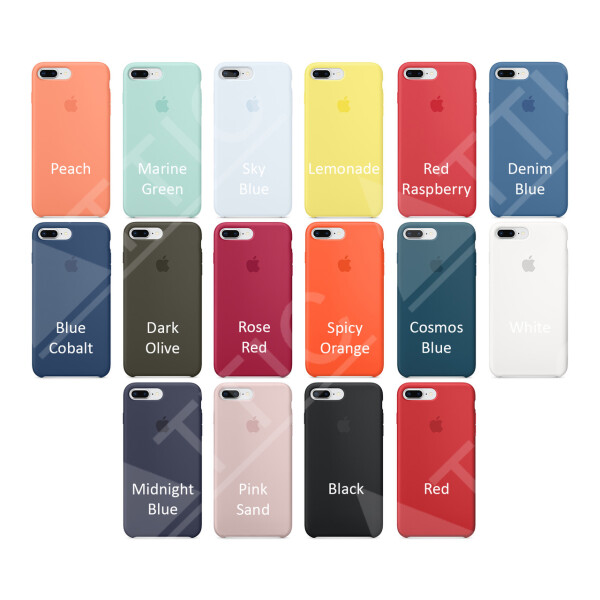 

Чехол-накладка Silicone Case original для Apple iPhone 7 / 8 Plus (flamingo)