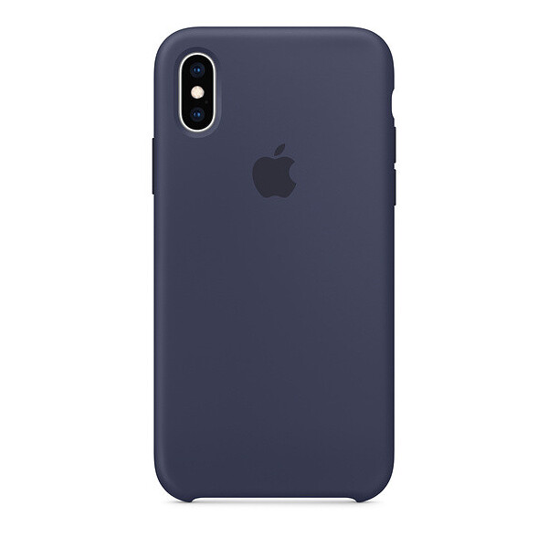 

Чехол-накладка Silicone Case original для Apple iPhone X / XS (midnight blue)