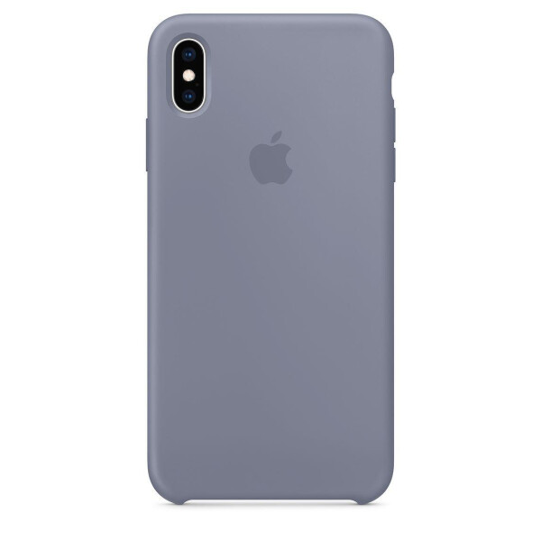 

Чехол-накладка Silicone Case original для Apple iPhone XS Max (lavender gray)