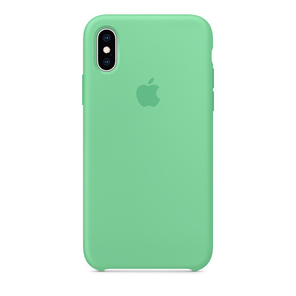 

Чехол-накладка Silicone Case original для Apple iPhone XS Max (Spearmint)