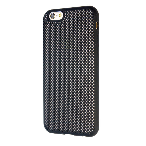 

Чехол-накладка Silicone Case Perforation для Apple iPhone 6 / 6S (black)