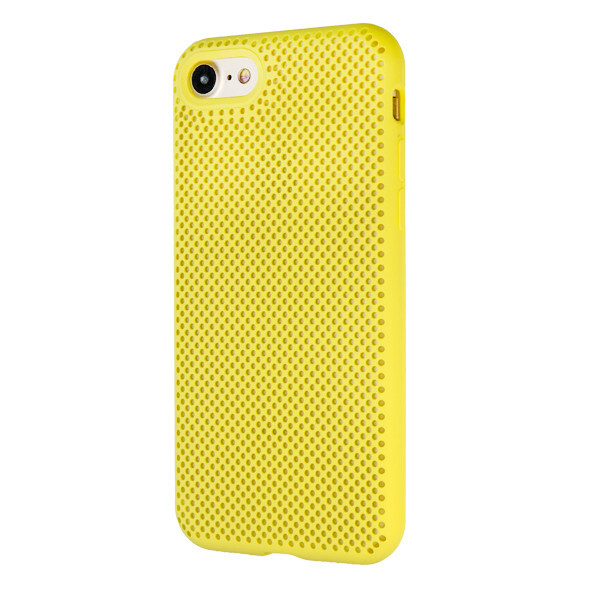 

Чехол-накладка Silicone Case Perforation для Apple iPhone 7 / 8 (yellow)