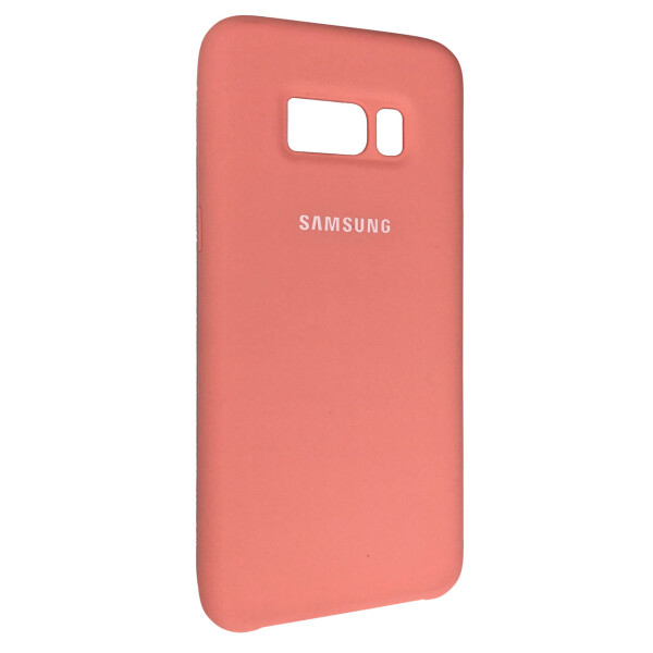 

Чехол-накладка Silicone Case для Samsung S8 (pink light)