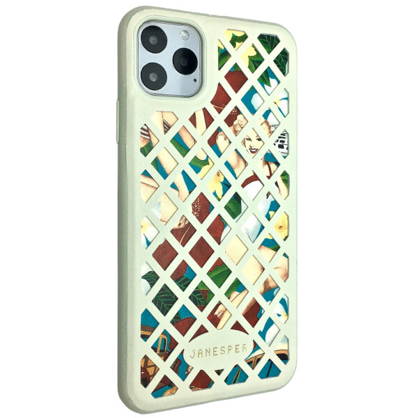 

Чехол-накладка Silicone Form Leather Janesper для Apple iPhone 11 Pro Max (white)