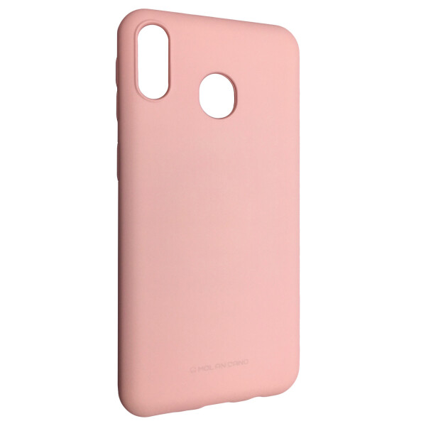

Чехол-накладка Silicone Hana Molan Cano для Samsung A20 / A30 (pink light)