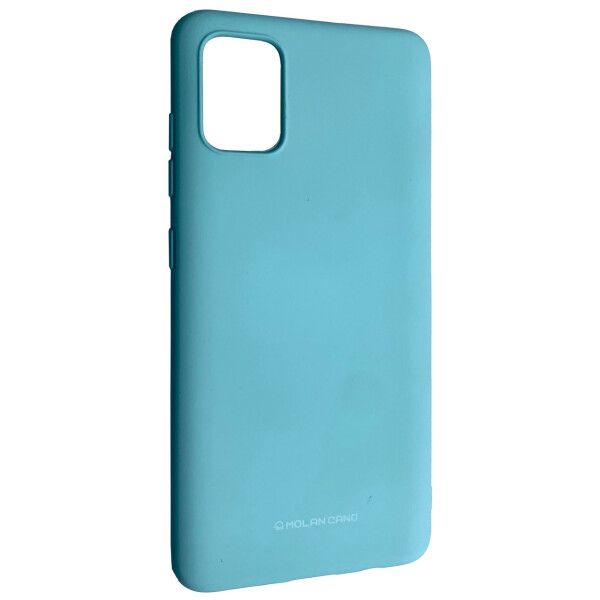 

Чехол-накладка Silicone Hana Molan Cano для Samsung A51 (2020) (mint)