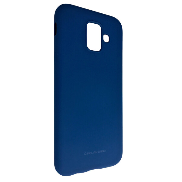 

Чехол-накладка Silicone Hana Molan Cano для Samsung A6 (2018) (blue)