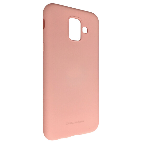 

Чехол-накладка Silicone Hana Molan Cano для Samsung J600 (2018) (pink light)