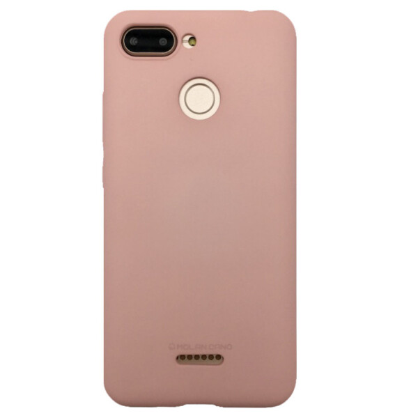 

Чехол-накладка Silicone Hana Molan Cano для Xiaomi Redmi 6 (pink light)