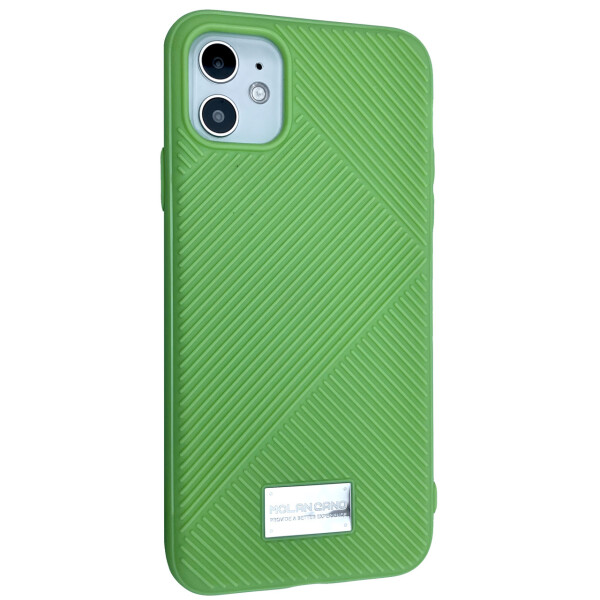 

Чехол-накладка Silicone Molan Cano Jelline Bumper для Apple iPhone 11 (tea green)
