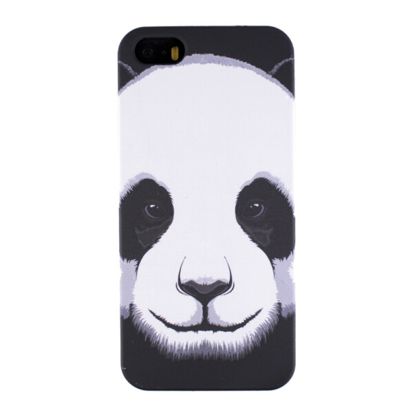 

Чехол-накладка пластик Luxo Black&White luminescent для Apple iPhone 5 / 5S (панда)
