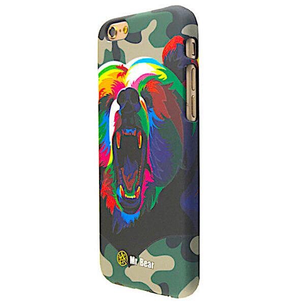 

Чехол-накладка пластик Luxo Camo для Apple iPhone 6 / 6S (Mr Bear)