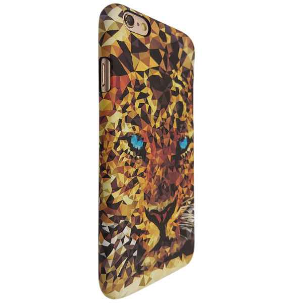 

Чехол-накладка пластик Luxo Cube New Print для Apple iPhone 5 / 5S (золотой тигр)