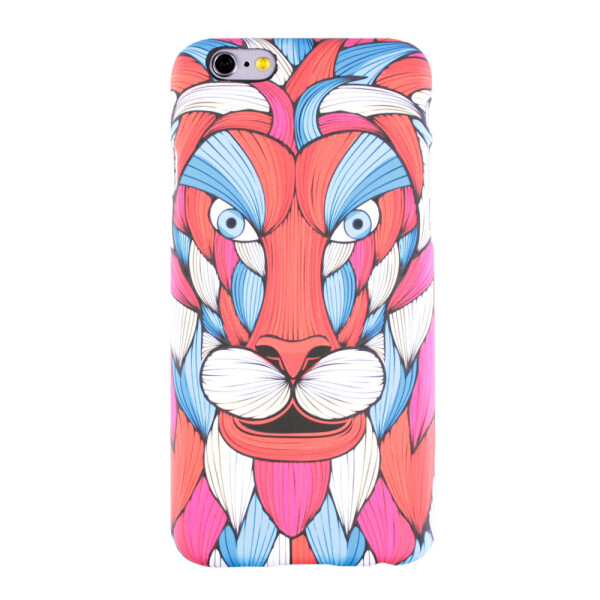 

Чехол-накладка пластик Luxo Cube New Print для Apple iPhone 5 / 5S (мясной лев)