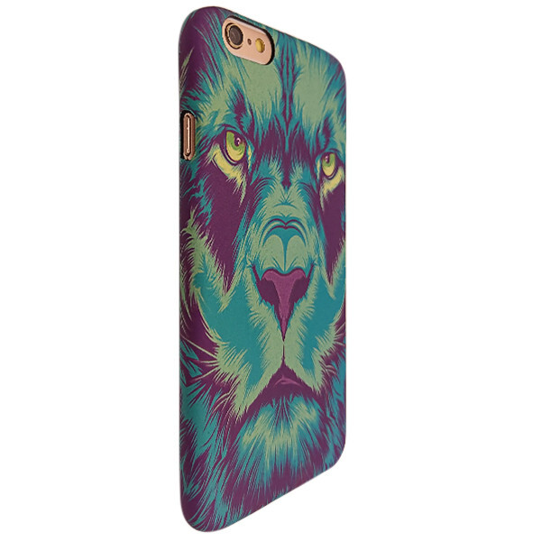 

Чехол-накладка пластик Luxo Indigo для Apple iPhone 5 / 5S (кислотный лев)
