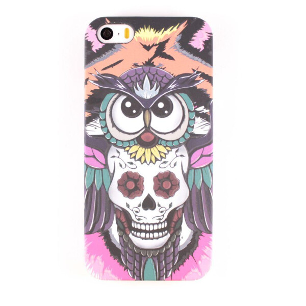 

Чехол-накладка пластик Luxo New Print для Apple iPhone 6 / 6S (сова вуду)