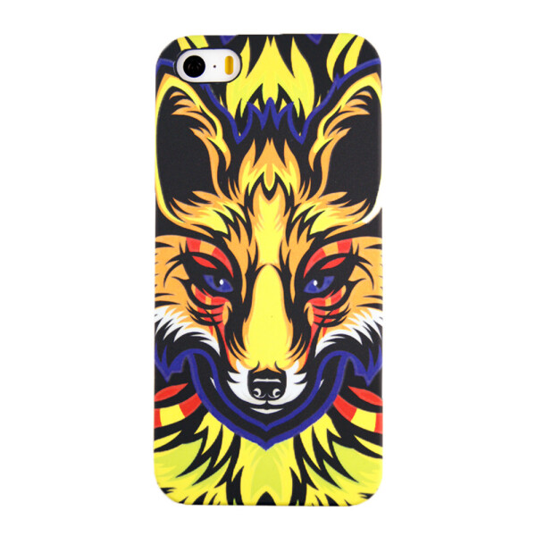 

Чехол-накладка пластик Luxo Street Art для Apple iPhone 5/5s (лиса потрикеевна)
