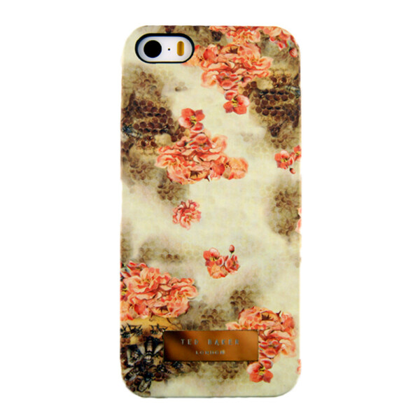 

Чехол-накладка пластик TB для Apple iPhone 5/5S (алые соты)
