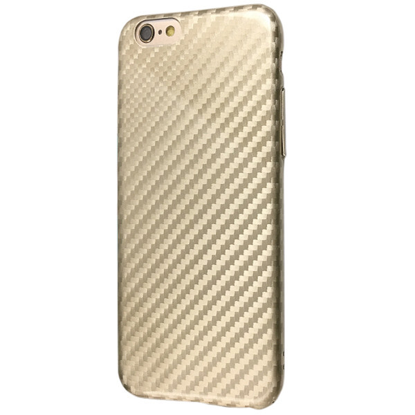 

Чехол-накладка пластик Xdoria carbon глянец для Apple iPhone 6 / 6S (gold)