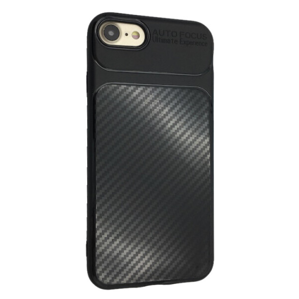 

Чехол-накладка силикон Autofocus Carbon Glance для Apple iPhone 7 / 8 (black)