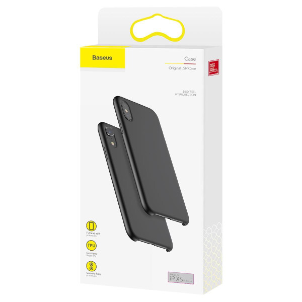 

Чехол-накладка силикон Baseus Original LSR Case для Apple iPhone X / XS (black) (WIAPIPH58-ASL01)