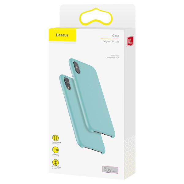 

Чехол-накладка силикон Baseus Original LSR Case для Apple iPhone X / XS (mint) (WIAPIPH58-ASL03)