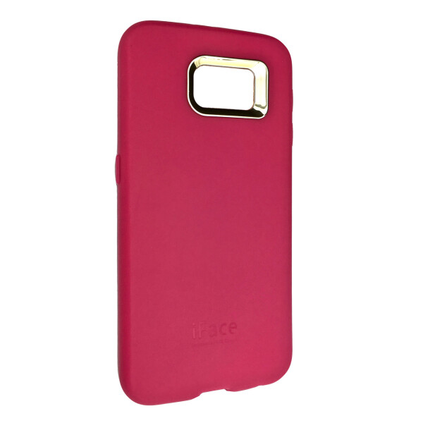 

Чехол-накладка силикон iFace для Samsung S6 (pink)