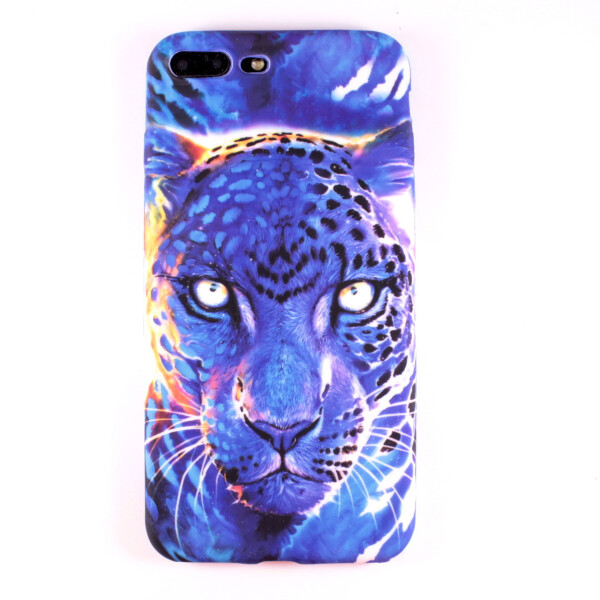 

Чехол-накладка силикон Luxo Indigo для Apple iPhone 7 / 8 Plus (синий ягуар)