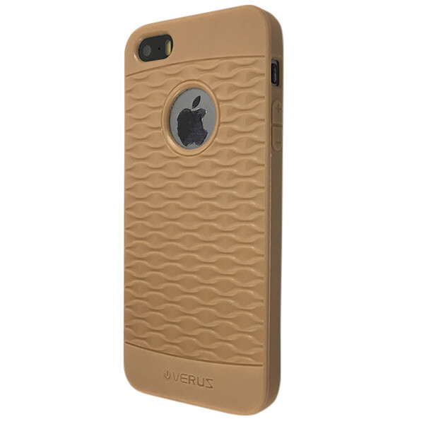 

Чехол-накладка силикон Verus чешуя для Apple iPhone 5 / 5S (gold)