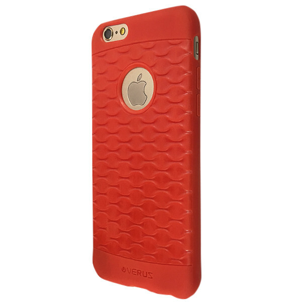 

Чехол-накладка силикон Verus чешуя для Apple iPhone 5 / 5S (red)