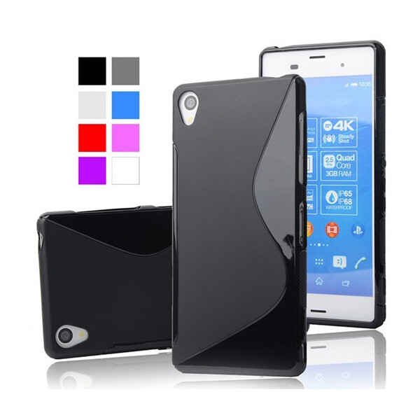 

Чехол-накладка силикон Инь-Янь для Sony Z3 Xperia (red)