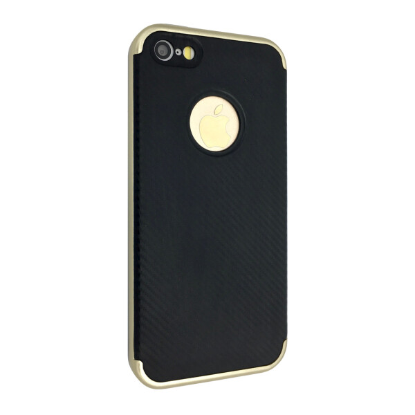 

Чехол-накладка силикон с пластик бортом iPaky для Apple iPhone 5/5S (gold)